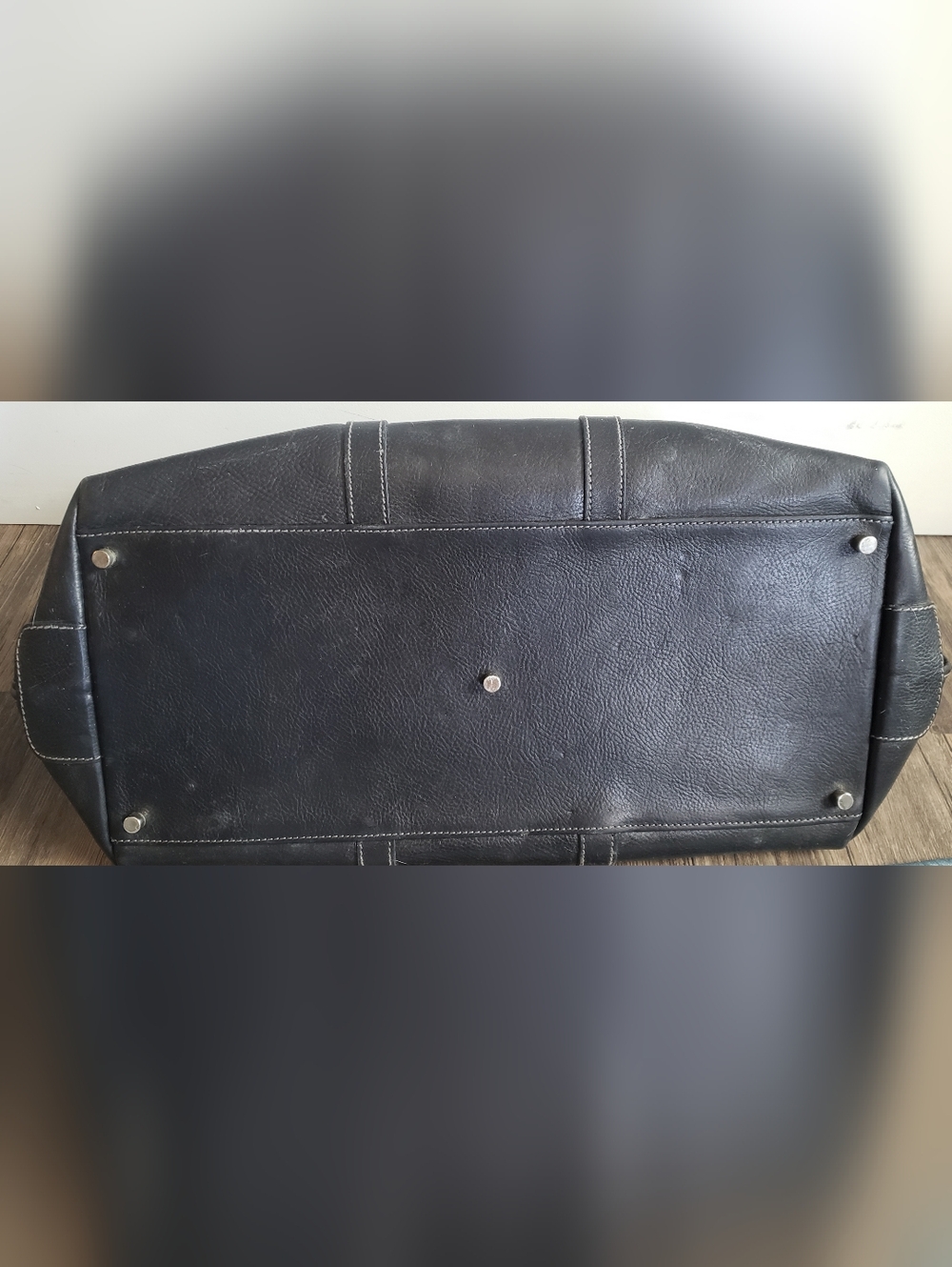 Cole Haan Leather Duffle Bag - Picture 3 of 11